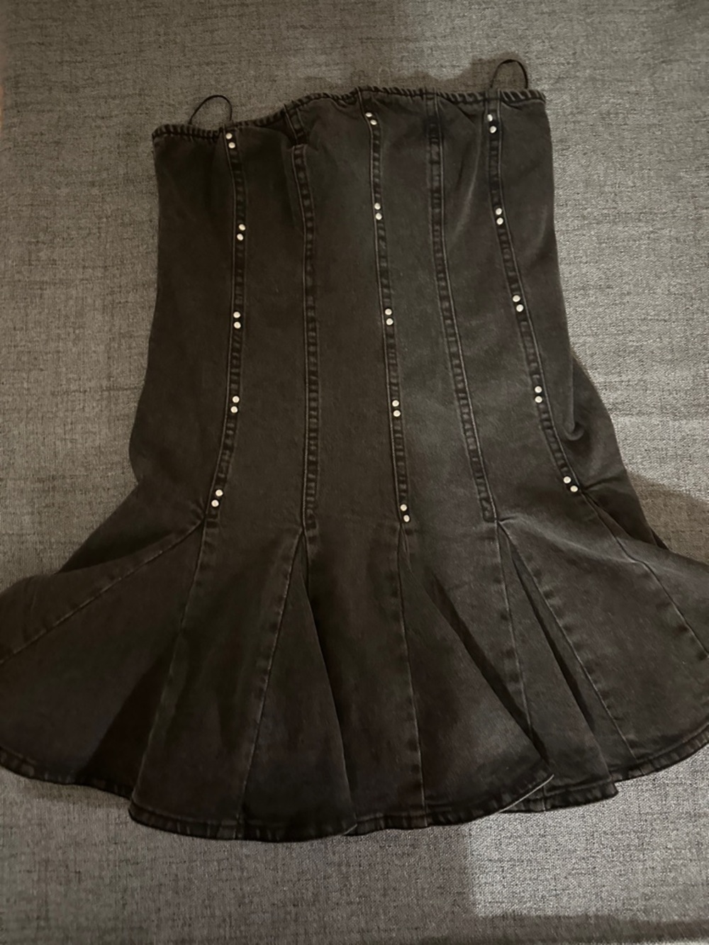 wild fable Black Studded Circle Skirt